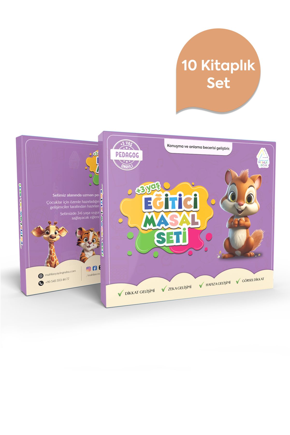 3-6-yas-egitici-masal-seti-10adet-511 3-6 Yaş Eğitici Masal Seti (10adet) - Görsel 1